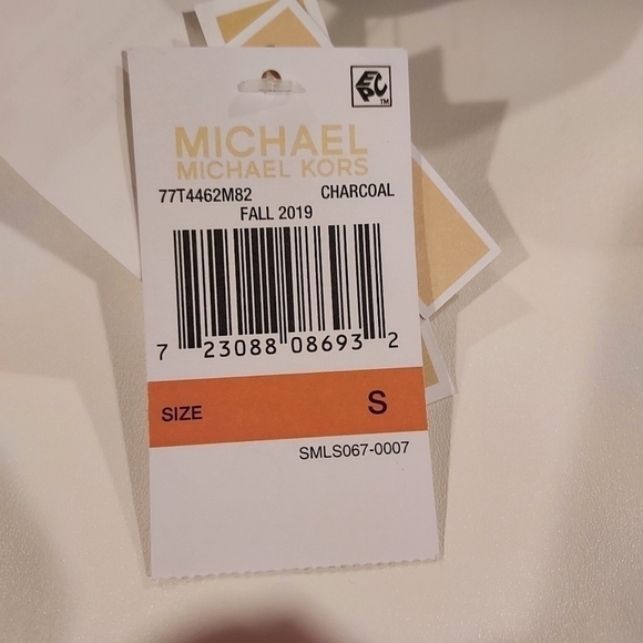 Michael Kors charcoal Down Puffer coat sz XS S NWT MSRP $229 - Picture 9 of 15